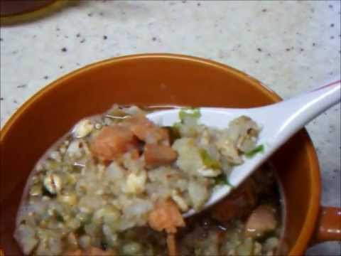 やずやの雑穀畑レシピ10 焼き鮭茶漬け風雑炊