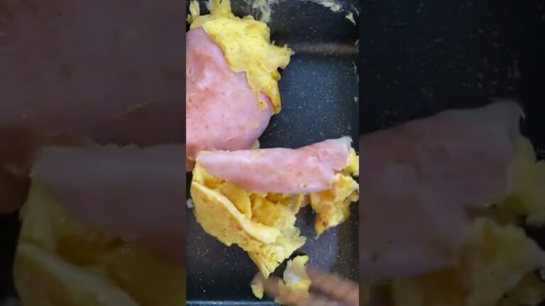 【お弁当作り】大人弁当なんてこんなもん　ハムと卵焼き　#shorts