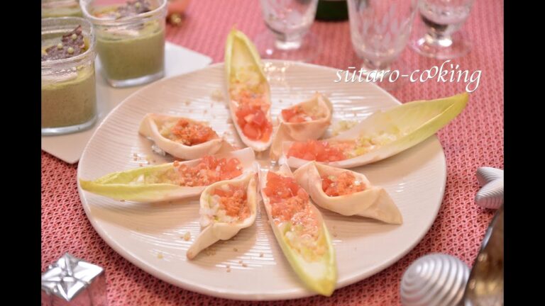 餃子の皮の船サラダ