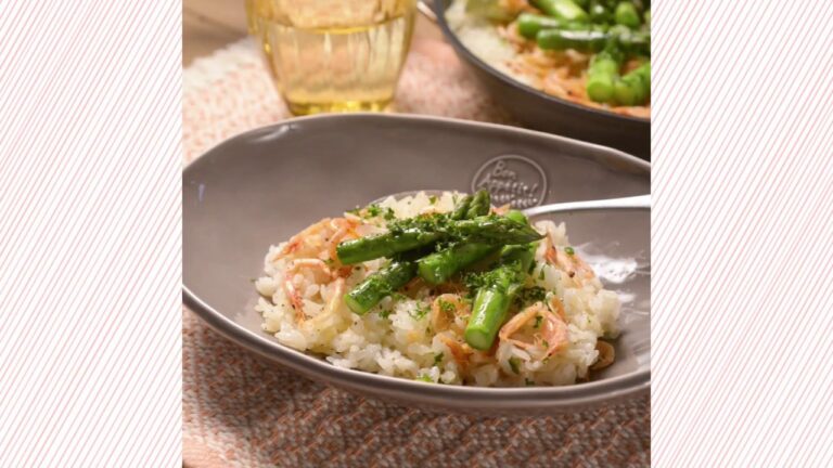 【MY CLIP｜よりみちレシピ】桜えびが風味豊かなアスパラガスのピラフ