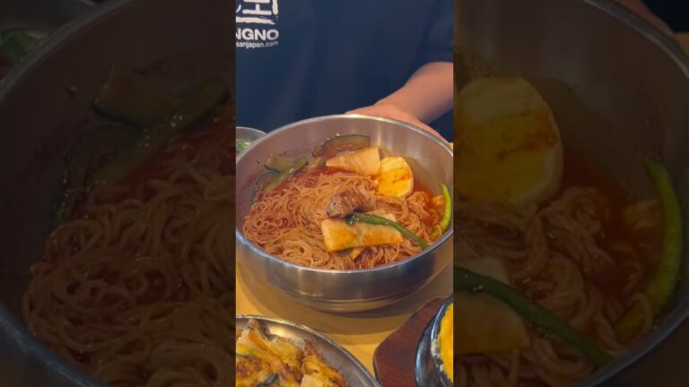 サムギョプサルの新たな楽しみ方！ビビン麺の魅力解剖✨ハナムデジジップ