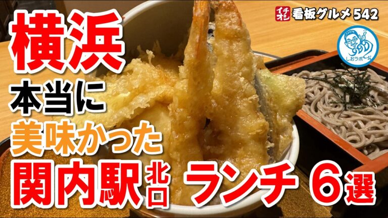 【関内駅北口】美味かったランチ６選 迷ったらココ！蕎麦/チャーハン/ラーメン/天丼/鰻 など イチオシ看板グルメ５４２ #飲食店応援 1406