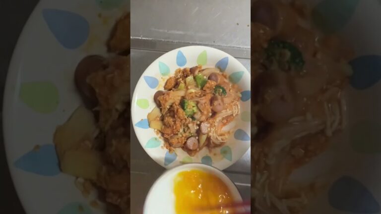 【オートミールで簡単オムライス】レンジで簡単洗い物は1つのみ #shorts