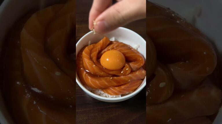 【超簡単】SNSで大人気！サーモンユッケ