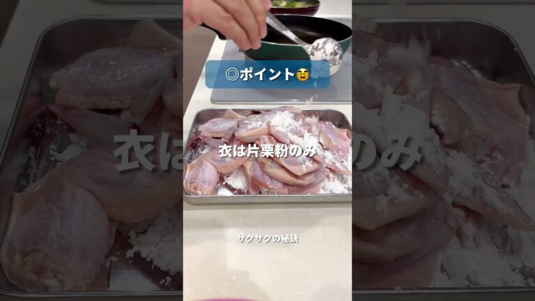 塩手羽先から揚げ#料理 #料理動画 #献立 #簡単レシピ #レシピ #recipe #手羽先