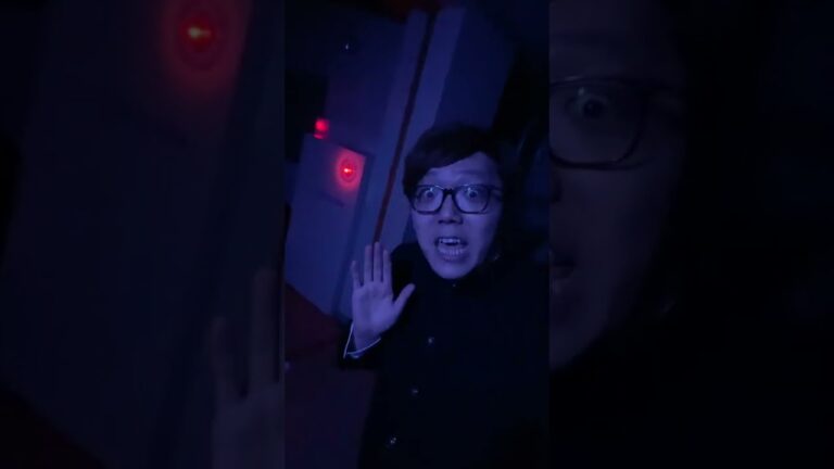 夜の学校で幽霊が映り込みました… #Shorts