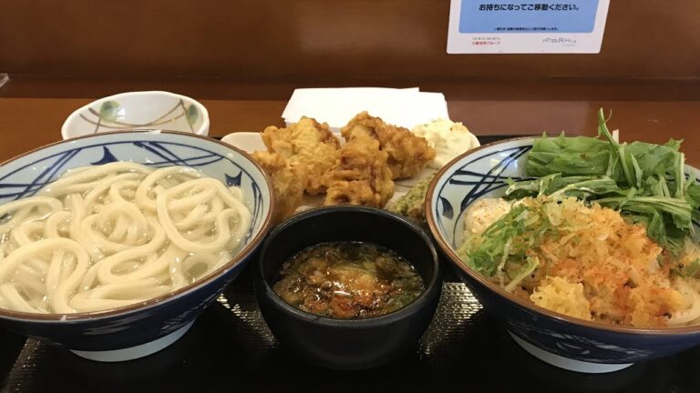 丸亀製麺で期間限定「タル鶏天ぶっかけうどん」冷と「釜揚げうどん」を鶏天別皿でキメる。 "Taru-ToriTen Bukkake" Udon and Tempura at Marugame Udon