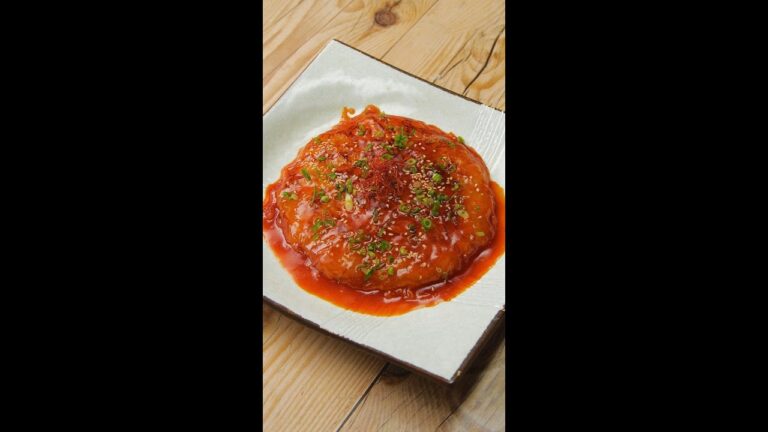 【もちもち大根！】作っちゃいました♡真っ赤なヤンニョム大根 / Sweet & Spicy Yangnyeom Daikon Mochi #Shorts