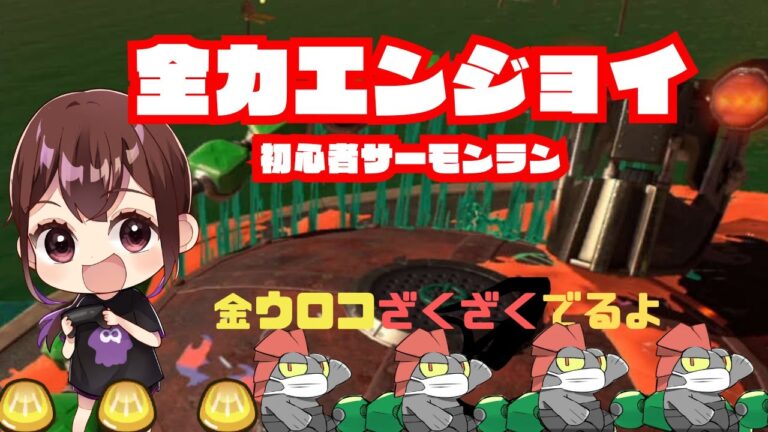 【すじこ/参加型】今990！さっくりとカンストしてからキケマ周回するぞ【Splatoon3/サーモンランNW】