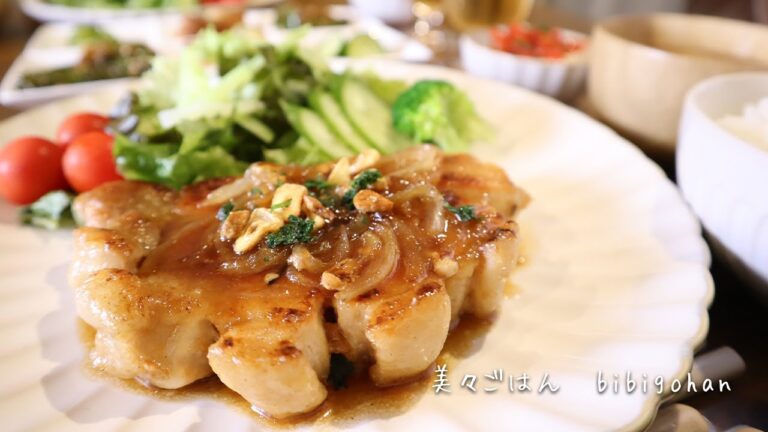 【50代主婦】スタミナトンテキ/晩ごはん/和食/二人暮らし