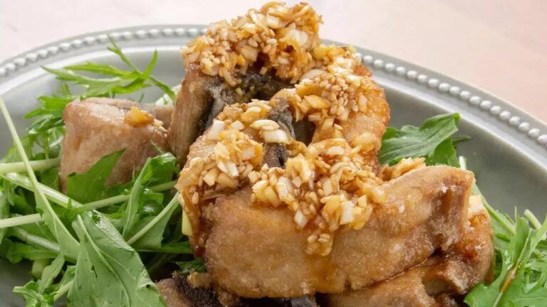 さばから揚げのねぎ香味ソース