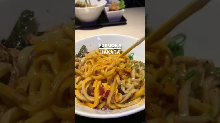 まぜよ、麺　#福岡 #ラーメン #まぜ麺