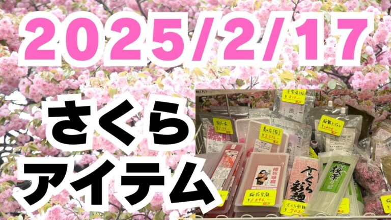 2025/2/17【豊洲市場】山茂／『桜アイテム』
