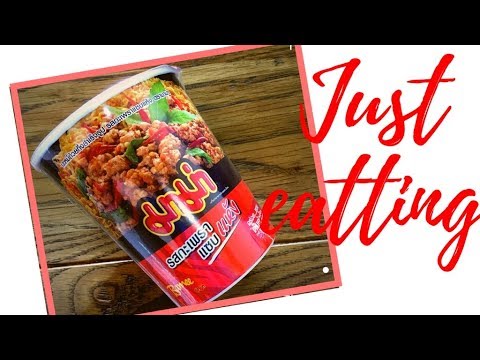 【カルディ 】カップ麺を食べるだけ！ガパオヌードル　[食を楽しむ！CHANNEL]