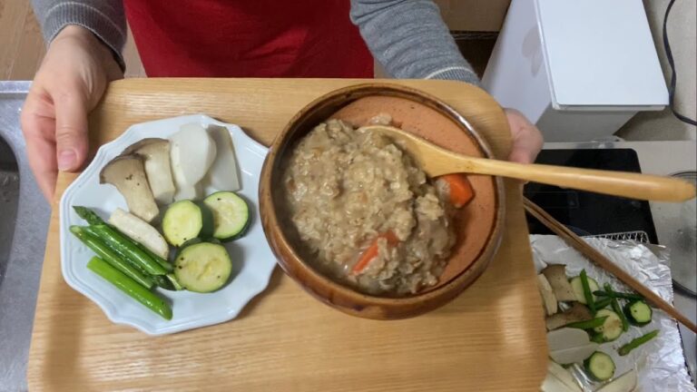 オートミールでチキンクリームリゾット