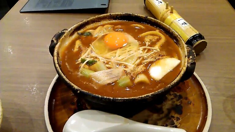 山本屋総本家JR名古屋セントラルタワーズ店「味噌煮込みうどん」名古屋コーチンつくね入り　#味噌煮込みうどん