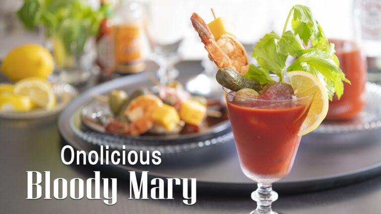 サラダみたいな「オノリシャス」ブラッディマリー ✴︎ Onolicious Bloody Mary recipe 作り方 & レシピ