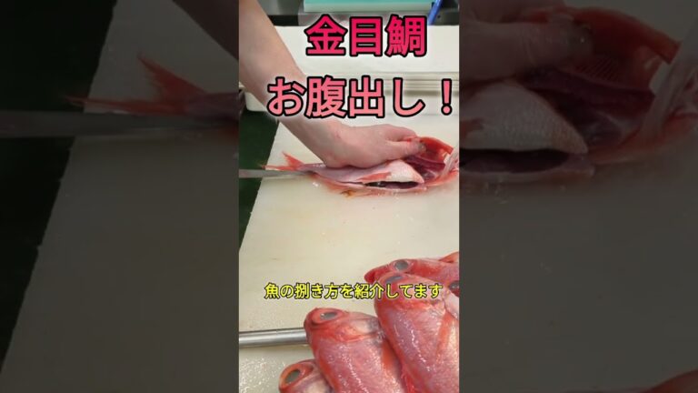 金目鯛！煮付け用#shorts #short #sushi #sashimi #howto #japan #world #fish #new #おすすめ #料理 #釣り #趣味 #仕事 #人気