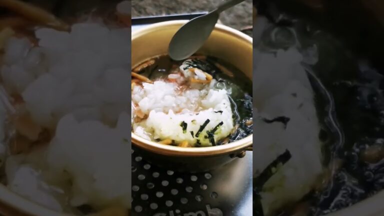 超簡単キャンプ飯作ってみた。#shorts #キャンプ #キャンプ飯