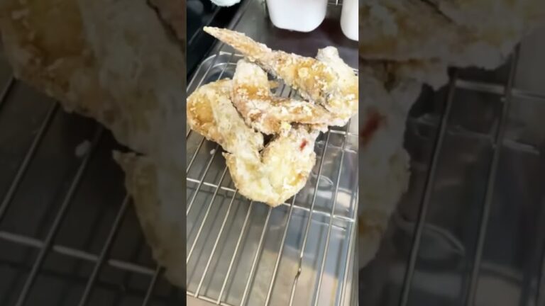 手羽先／電気圧力鍋で圧力かけてからのフライドチキン