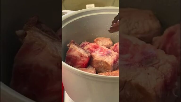 キャンプで簡単！スペアリブのジンジャーエール煮 #Shorts