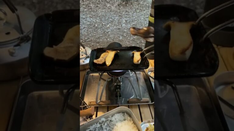 男爆鉄板で焼くエリンギ🍄