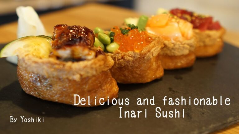 How to make a fashionable new Inari Sushi　おしゃれないなり寿司の作り方