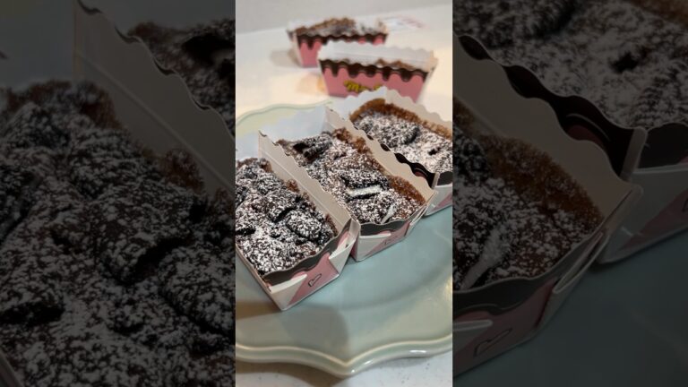 レンジで作る簡単！オレオブラウニー🤎#shorts #バレンタイン