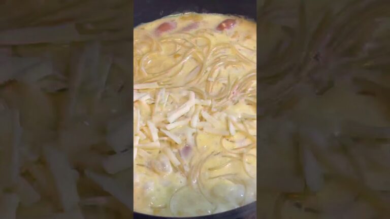#テレワーク飯　#キャンベルコーンポタージュパスタ