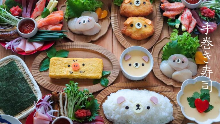 【手巻き寿司】リラックマの手巻き寿司パーティー〜ひな祭りにも〜