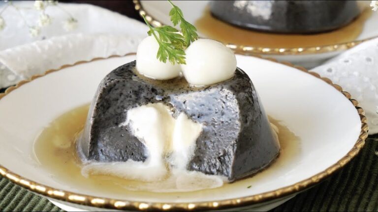 【オトナのスイーツ】モノクローム豆乳プリン🍴