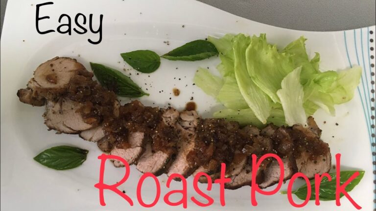 誰でも簡単！ローストポーク タレ付き レシピ Cook a Roast pork delicious easy モテ飯はこれで決まりだ！勝負飯 奥様へ 彼女へ