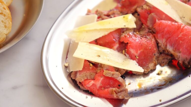 レアで牛肉が食べたい時には、カルパッチョがおすすめです