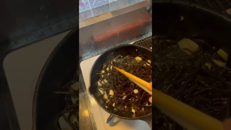 【高血圧レシピ】オトナの長ヒジキガーリックソテー #高血圧 #健康レシピ #生活習慣病 #50代 #ダイエット