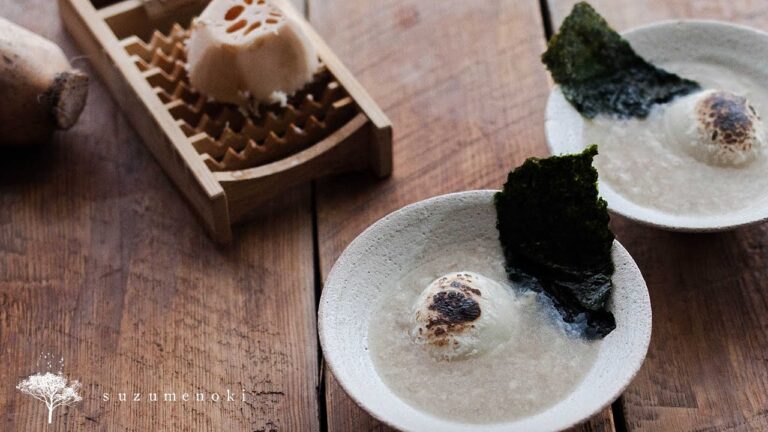 【お餅が残ったら】レンコンのすり流しと香ばしく焼いたお餅 #4 レシピ