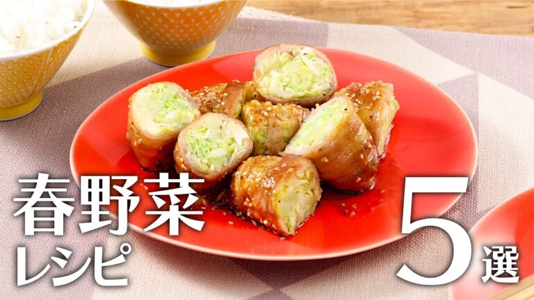 春野菜レシピ 5選🍽【きちんとキッチンbydaiei】