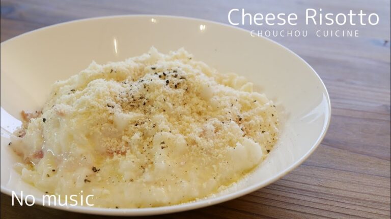 [残りごはんで作れる] 濃厚チーズリゾットの作り方｜How to make Cheese Risotto ｜ Chouchou Cuisine ASMR