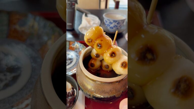 【みたらし団子食べてみた‼️】#recommended #desert #みたらし団子 #茶室 #モンドセレクション金賞#和菓スイーツ#osaka #おすすめ #癒し#高級感