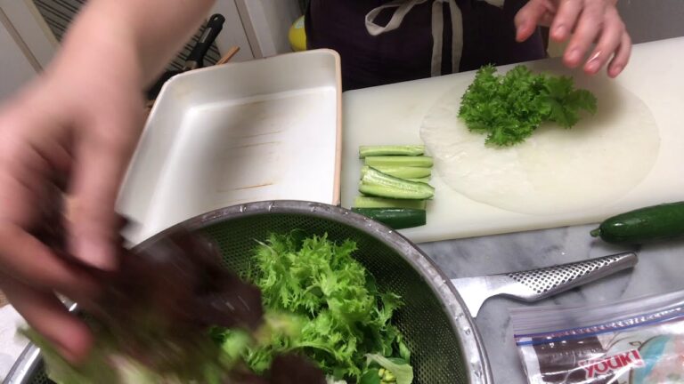 キノケイコ 【サラダ生春巻き】 簡単レシピ動画で紹介