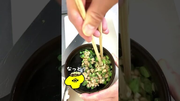 【 お好み焼き 納豆 】手作り納豆　#Shorts