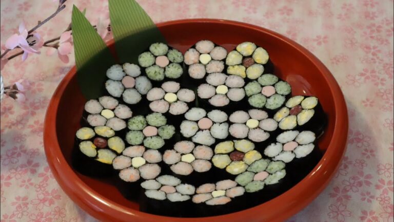 簡単！お花の飾り巻き寿司の基本（シュフワンチャンネル）