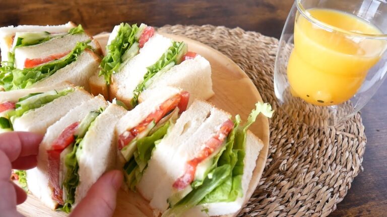 素朴な野菜サンドに合う飲み物はなんですか？【サンドイッチ】