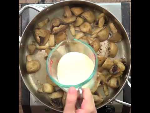 Resep Masakan "Creamy Garlic Parmesan Mushrooms"