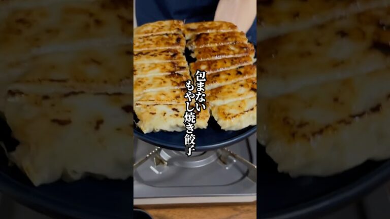 【知らなきゃ損！】時短で簡単！"包まない"もやし焼き餃子