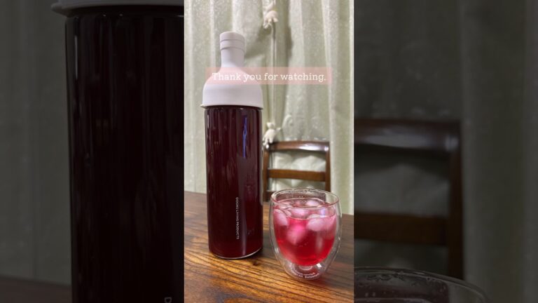 【料理Vlog】簡単！ダイエットに最適な赤紫蘇シロップ🍹で夏バテも防止🌟