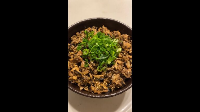 本気で痩せたきゃこれ食っとけ【サバふりかけ丼】#Shorts