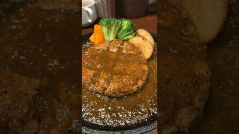 【札幌牛亭】つなぎなし！牛肉100%ハンバーグ😍🐄🥺