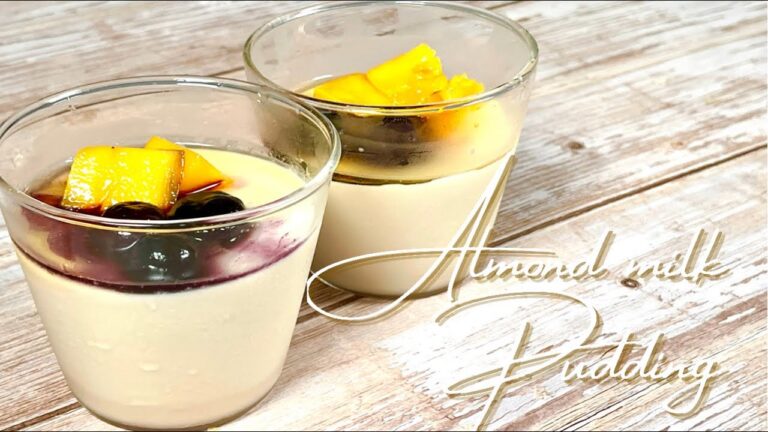 アーモンドミルクのプリンの作り方レシピ！