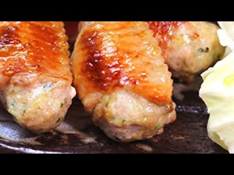 手羽先と餃子の合体飯