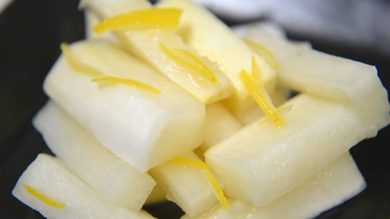 大根の蜂蜜レモン漬け　How to make radish honey lemon pickled
